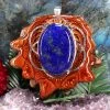 TEP Lapis Lazuli With Silver Seed Of Life Pendants