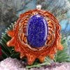 TEP Lapis Lazuli With Silver Seed Of Life Pendants