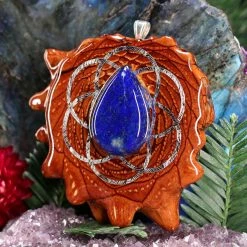 TEP Lapis Lazuli With Silver Seed Of Life 6 TEP Lapis Lazuli With Silver Seed Of Life
