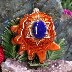 TEP Lapis Lazuli With Silver Merkaba