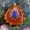 TEP Pendants Lapis Lazuli With Gold Merkaba