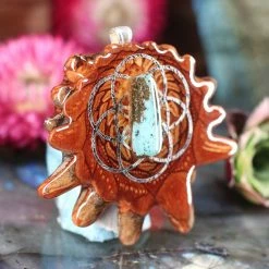 TEP Turquoise With Silver Seed Of Life