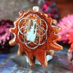 TEP Turquoise With Silver Seed Of Life