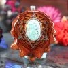 TEP Pendants Turquoise With Silver Merkaba 1 TEP Pendants Turquoise With Silver Merkaba
