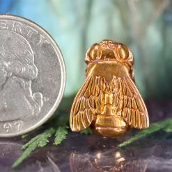 Third Eye Pinecones Bronze Bee Necklace Pendants