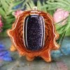 TEP Purple Goldstone Pendants 1 TEP Purple Goldstone Pendants