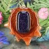 TEP Purple Goldstone Pendants