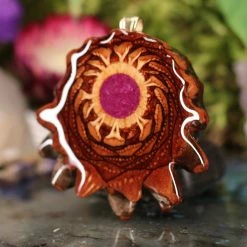 TEP Crushed Sugilite (Glows) Pendants