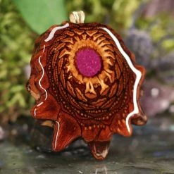 TEP Pendants Crushed Sugilite (Glows)