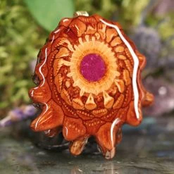 TEP Crushed Sugilite (Glows) Pendants 7 TEP Crushed Sugilite (Glows) Pendants