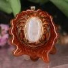 TEP Moonstone With Gold Seed Of Life
