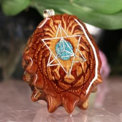 TEP Crushed Turquoise (Glows) With Silver Merkaba