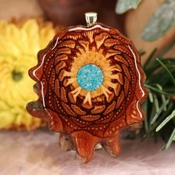 TEP Pendants Crushed Turquoise (Glows)