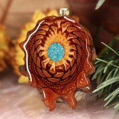 TEP Pendants Crushed Turquoise (Glows)