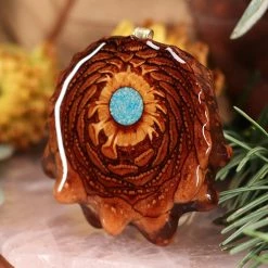 TEP Crushed Turquoise (Glows) Pendants