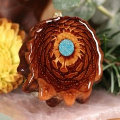 TEP Crushed Turquoise (Glows) Pendants 7 TEP Crushed Turquoise (Glows) Pendants