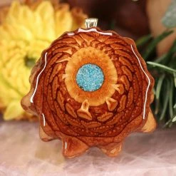 TEP Crushed Turquoise (Glows) Pendants