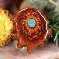 TEP Pendants Crushed Turquoise (Glows) 7 TEP Pendants Crushed Turquoise (Glows)