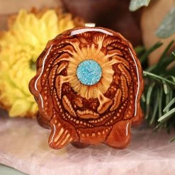 TEP Crushed Turquoise (Glows) Pendants