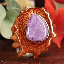 TEP Charoite Pendants