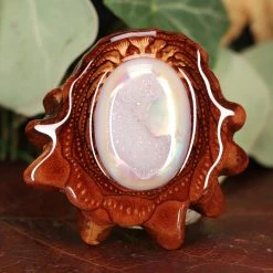 TEP Pendants White Druzy Quartz