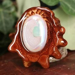 TEP Pendants White Druzy Quartz