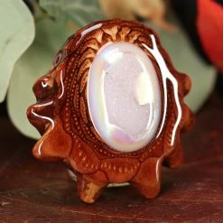 TEP Pendants White Druzy Quartz