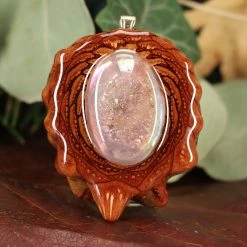 TEP White Druzy Quartz