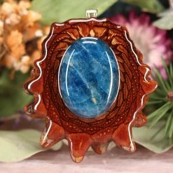 TEP Blue Apatite Pendants