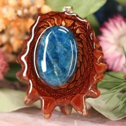TEP Blue Apatite Pendants