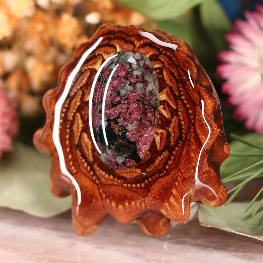 TEP Pendants Eudialyte 4 TEP Pendants Eudialyte