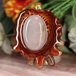 TEP White Druzy Quartz