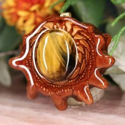 TEP Yellow Tiger's Eye Pendants