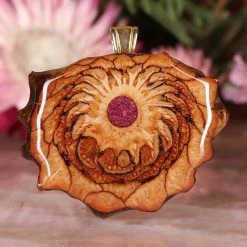 TEP Crushed Sugilite (Glows) Pendants