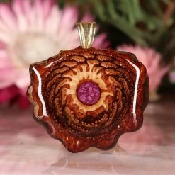 TEP Pendants Crushed Sugilite (Glows)