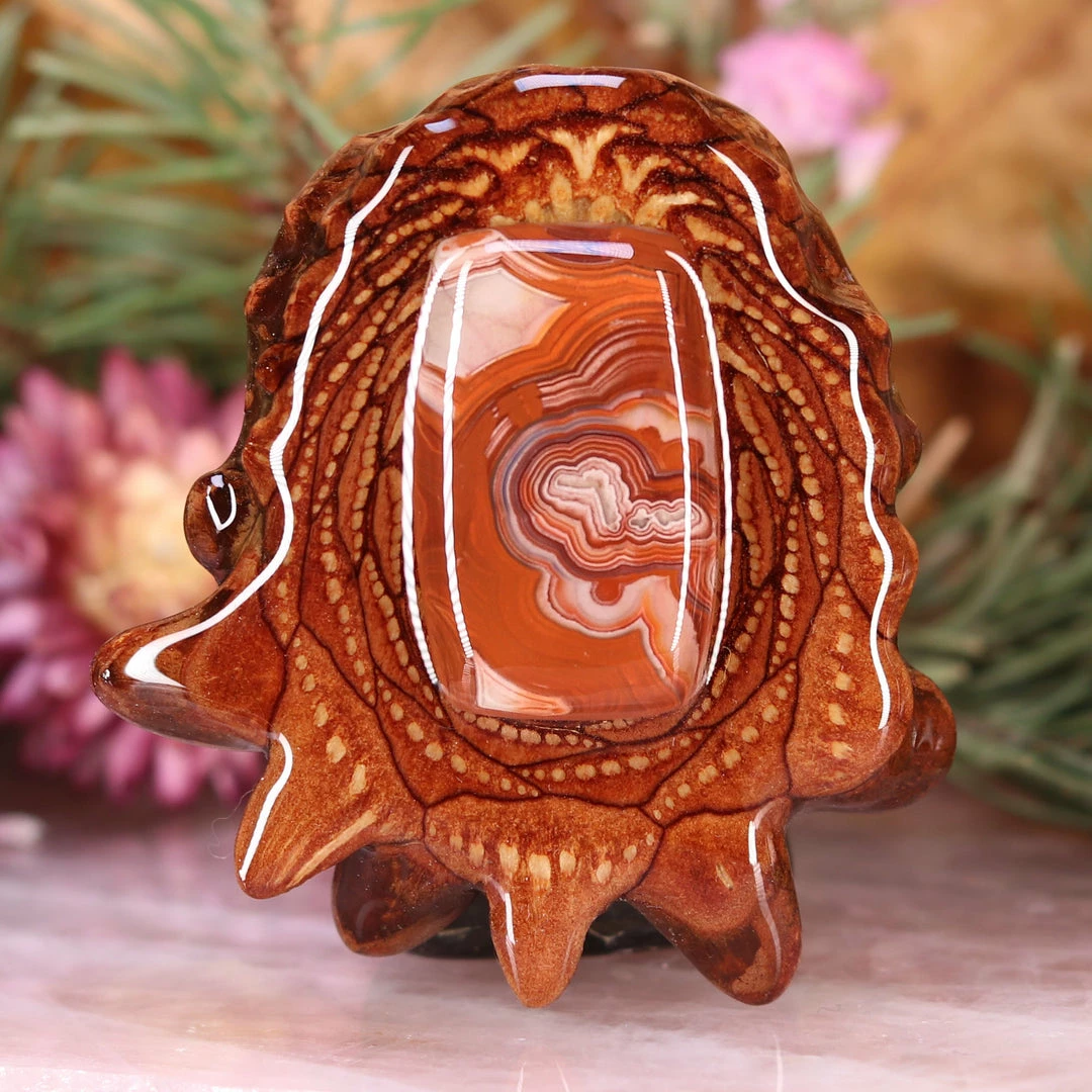 TEP Crazy Lace Agate Pendants 3 TEP Crazy Lace Agate Pendants