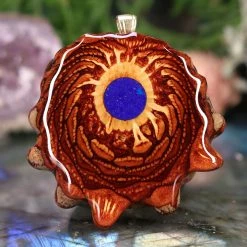 TEP Crushed Lapis (Glows) Pendants