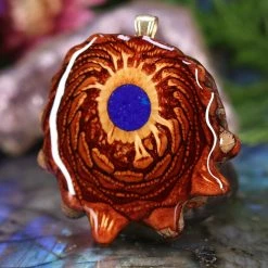 TEP Crushed Lapis (Glows) Pendants
