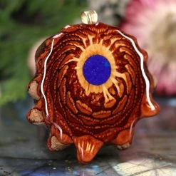 TEP Crushed Lapis (Glows) Pendants