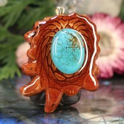 TEP Turquoise In The Matrix Pendants