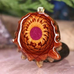 TEP Crushed Sugilite (Glows) Pendants