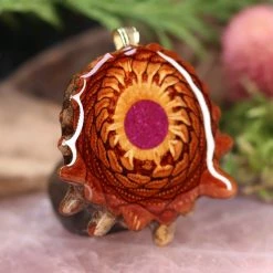 TEP Crushed Sugilite (Glows) Pendants 7 TEP Crushed Sugilite (Glows) Pendants