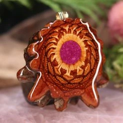 TEP Crushed Sugilite (Glows) Pendants