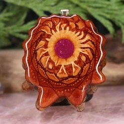 TEP Crushed Sugilite (Glows) Pendants