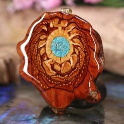 TEP Crushed Turquoise (Glows) Pendants