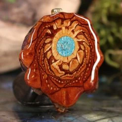 TEP Crushed Turquoise (Glows) Pendants