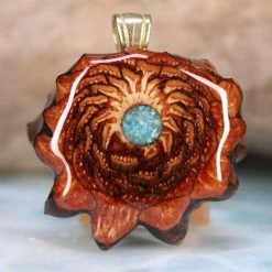 TEP Pendants Crushed Turquoise (Glows)