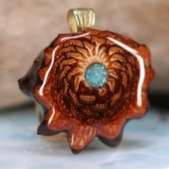 TEP Pendants Crushed Turquoise (Glows)