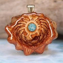 TEP Crushed Turquoise (Glows) Pendants
