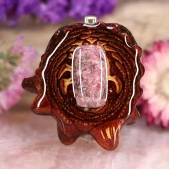 TEP Lepidolite Pendants